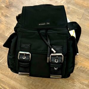 STEVE MADDEN DOUBLE BUCKLE FLAP BACKPACK
